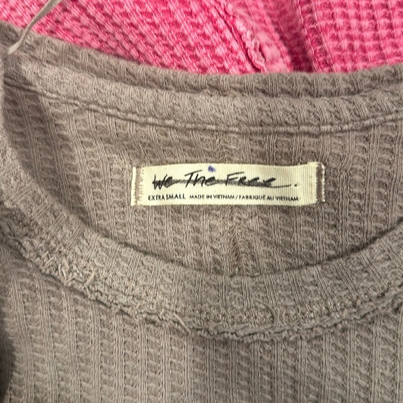 FREE PEOPLE We The Free Roll With it Thermal Champagne XSmall & Small - Picture 7 of 8